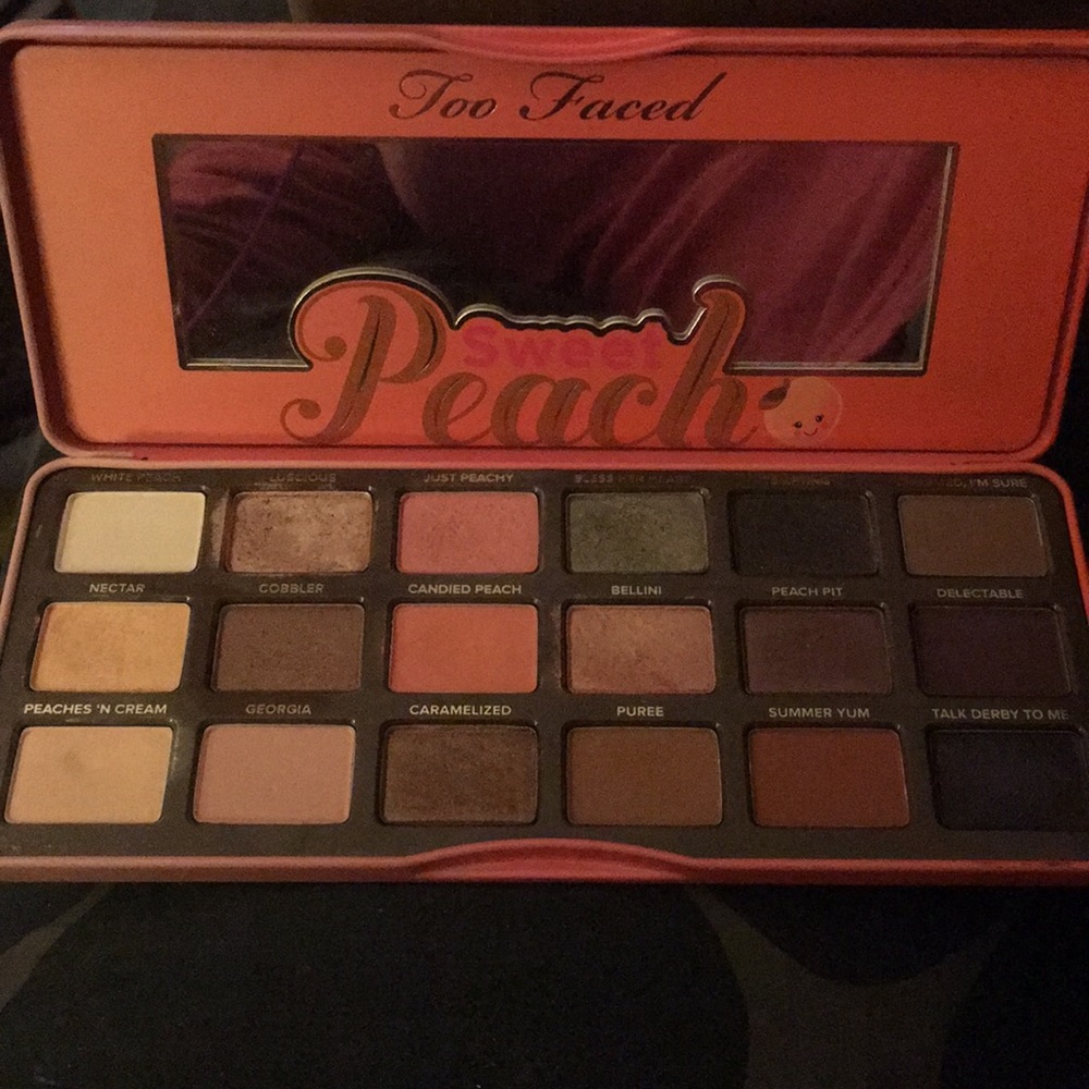Too Faced Sweet Peach Palette & Lipstick!! - Picture 2 of 7